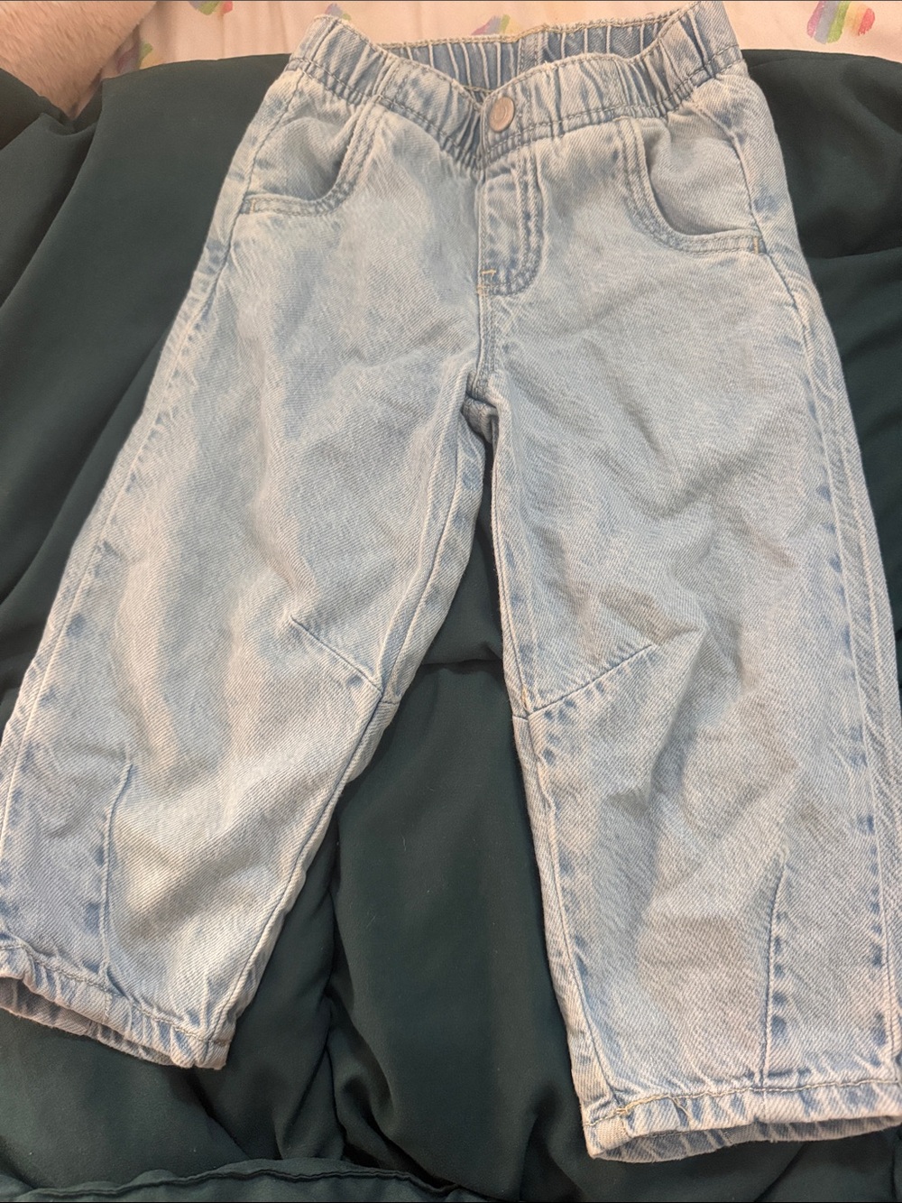Old Navy Light Blue Relaxed Men’s Jeans — Elastic Waist